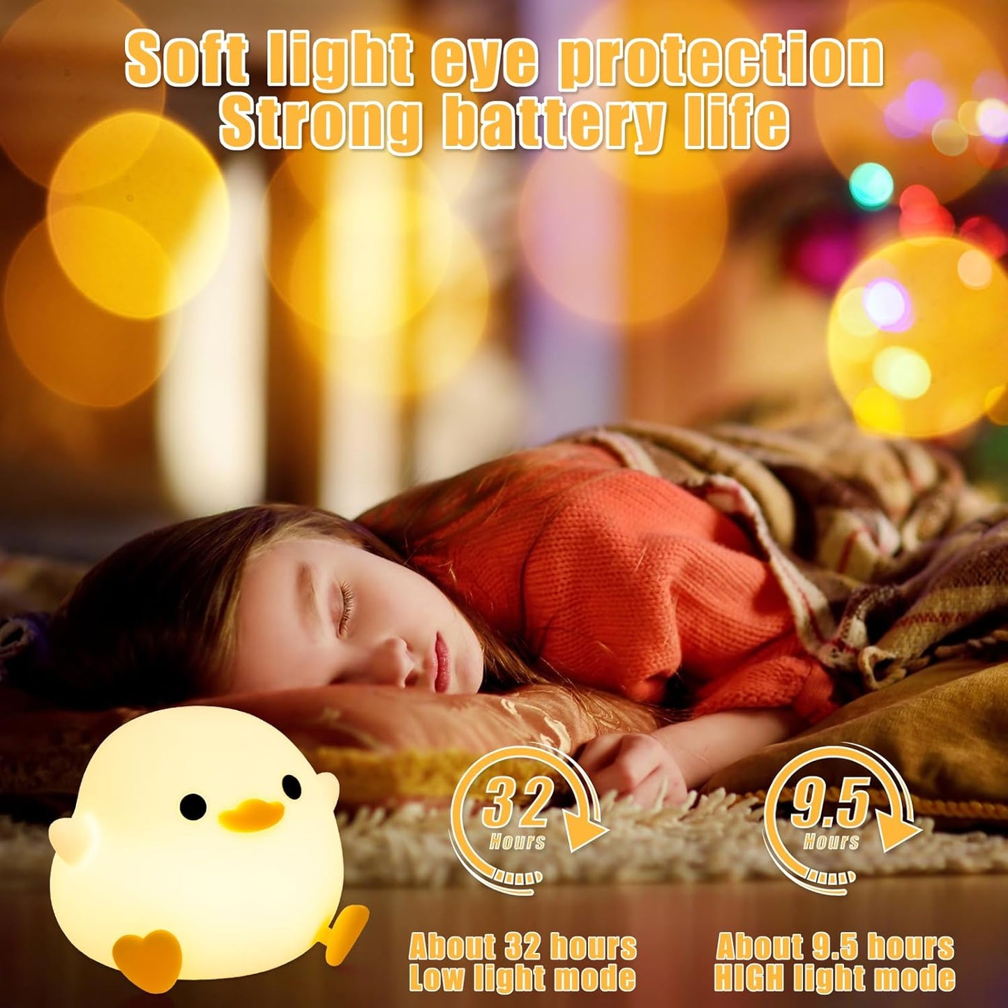 DoDo Nachtlampje voor Kinderen β Dimbaar Nachtlampje, Draagbaar & Oplaadbaar, Met Timerfunctie β Perfect Baby- en Peuter Cadeau